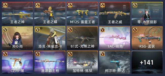 穿越火线：枪战王者4王者 152英雄武器 3英雄角色 202万化 专家S