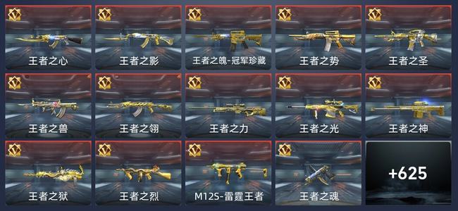 穿越火线：枪战王者V10 62王者 604英雄武器 37英雄角色 1251万化 传奇