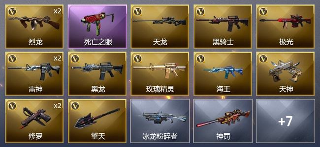 穿越火线（CF）14V武器 13皮肤 可排位 专家