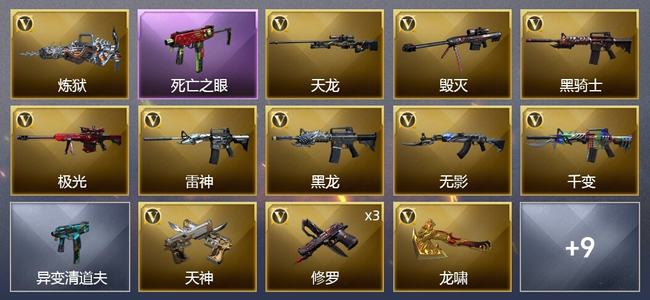 穿越火线（CF）18V武器 1V角色 5皮肤 可排位 专家