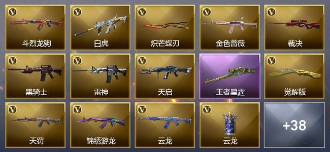 穿越火线（CF）2王者武器 30V武器 8V角色 10皮肤 可排位 枪王