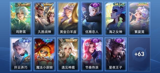 王者荣耀【苹果版】V4 3传说 21史诗 74皮肤 非凡王者