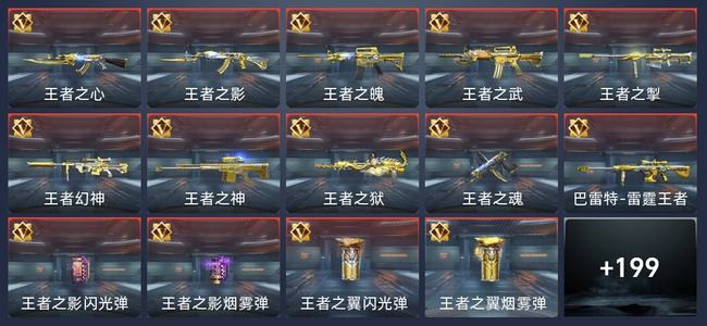 穿越火线：枪战王者V8 22王者 206英雄武器 7英雄角色 315万化 专家