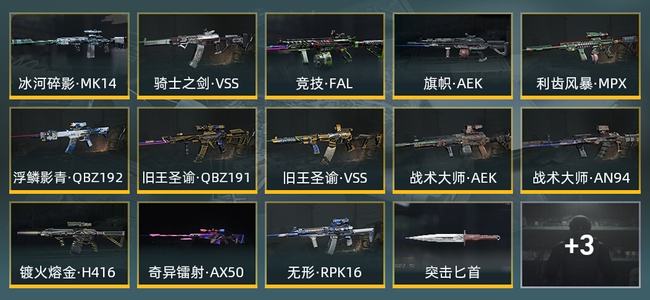 暗区突围库存价值204.5M 4近战武器 12金枪皮 信誉5级 精英