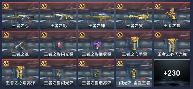 穿越火线：枪战王者V6 26王者 236英雄武器 8英雄角色 314万化 枪神
