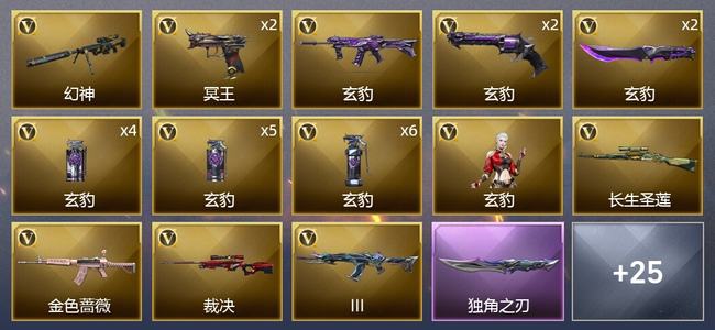 穿越火线（CF）1王者武器 1炫金武器 45V武器 3V角色 9皮肤 可排位 传奇