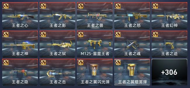 穿越火线：枪战王者V7 30王者 303英雄武器 17英雄角色 547万化 专家S