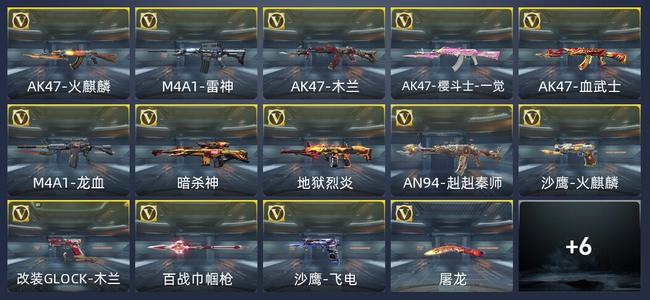 穿越火线：枪战王者V5 20英雄武器 76万化 专家S