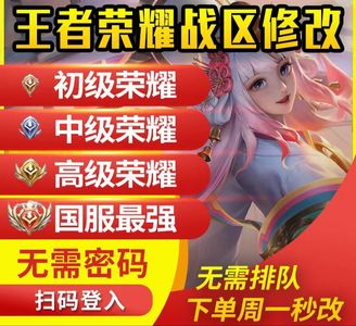 王者荣耀王者改战区查战力拿牌子