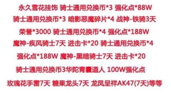 全民枪战最新官方超值等稀有礼包