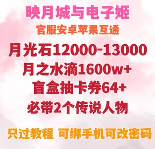 映月城与电子姬官服互通自抽带传说