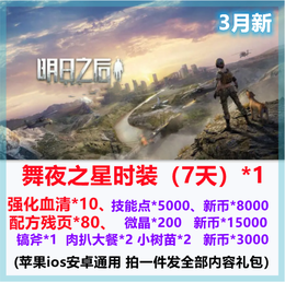 舞夜之星时装强化血清10残页等