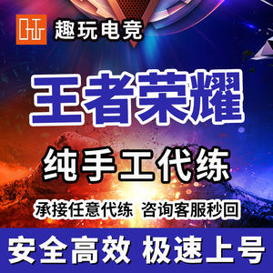 王者荣耀接双端任意段位代练，咨询问价