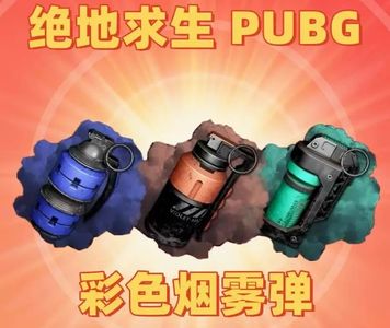 绝地求生（PUBG）【担保】-彩色烟雾弹三件套⭐成长武器皮肤