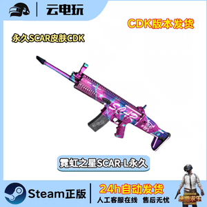 绝地求生（PUBG）⭐永久SCAR-L霓虹之星皮肤