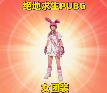 绝地求生（PUBG）女团套装⭐成长武器皮肤