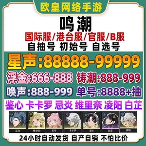 鸣潮（外服）特价促销亚服美服东南5万星声