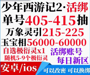 少年西游记2官服 110-260抽