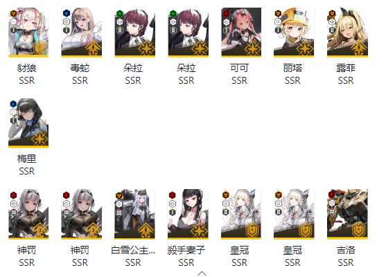 Nikke（国际服）丽塔＋双神罚＋双皇冠