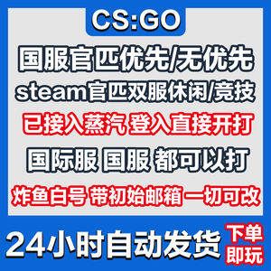 CSGO官匹竞技永久白号带初始邮⏪秒发
