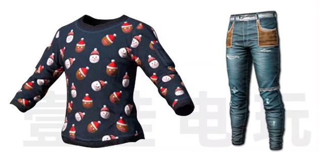 绝地求生（PUBG）永久圣诞毛衣裤子