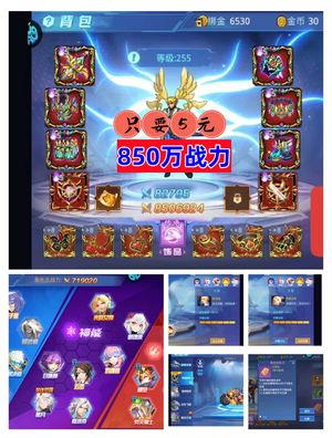 时空猎人【担保】850万战号、激活卡、魔晶装备