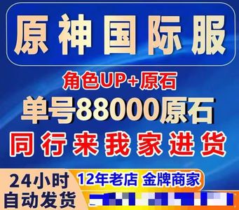 原神（外服）国际欧美服88000原石资源
