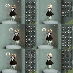 光遇蝙蝠套 巫师帽姆明尾巴白枭