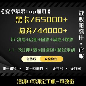 战双帕弥什官服/6W5黑卡4W4券-自选