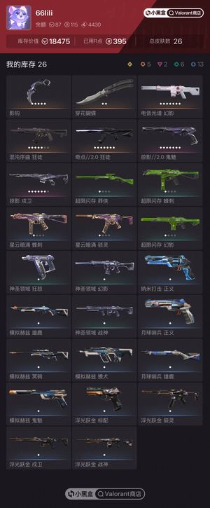 瓦罗兰特马来 銀牌，库存价值19425