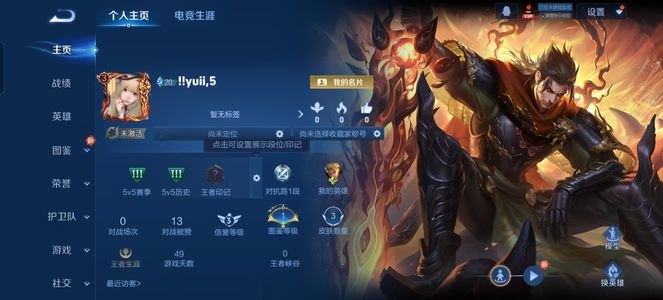 王者荣耀【担保】万灵伏威 150级铭文 零排位