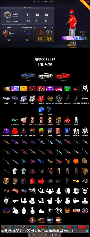 绝地求生（PUBG）布加迪卡宴