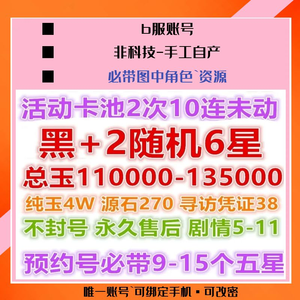 明日方舟【20级】带限定黑*加2个六星-11W玉