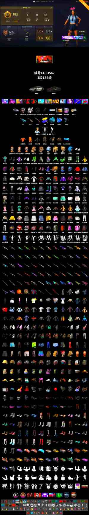 绝地求生（PUBG）911/翰娜/5级权志龙AUG