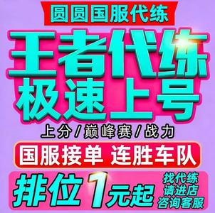 王者荣耀极速代打排位巅峰战力 打坏包赔