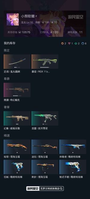 瓦罗兰特马来未定级 库存价值10575