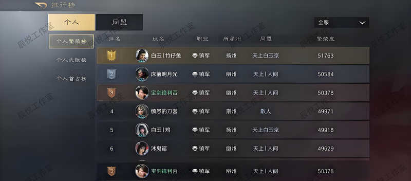 三国：谋定天下满红推荐冲榜开荒大主播认证