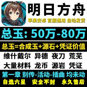 明日方舟42万玉维什戴尔全图鉴限定自选