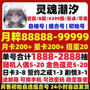 灵魂潮汐官服4399B服特价都有