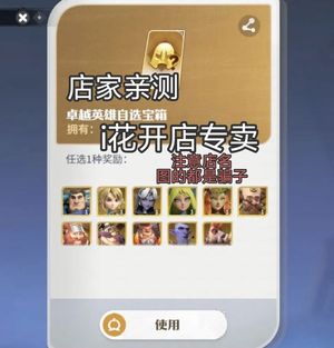 龙石战争卓越英雄自选宝箱大礼包