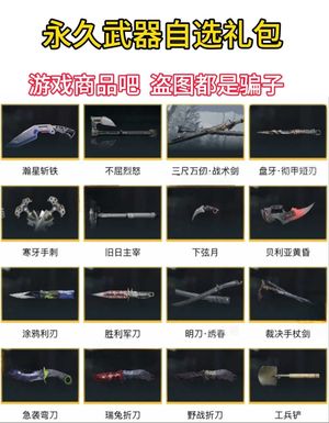 暗区突围【苹果版】官方全部永久武器自选礼包