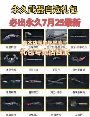 暗区突围【苹果版】【官方】全部永久武器自选礼包