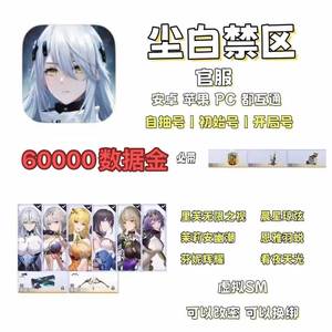 尘白禁区官服6万数据金虚拟SM号