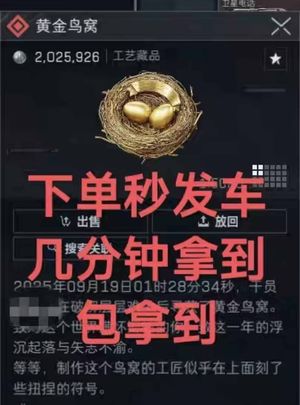 三角洲行动三角洲黄金鸟窝包拿跟车