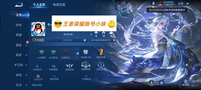 王者荣耀落星盏 嫦娥珍品传说 零排位