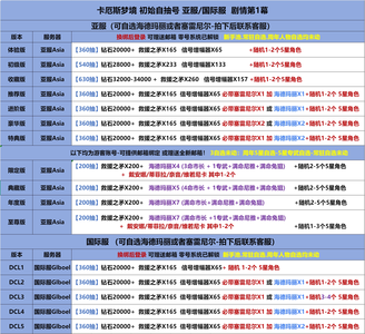 卡厄思梦境（外服）国际服亚服塞雷尼尔海德玛丽