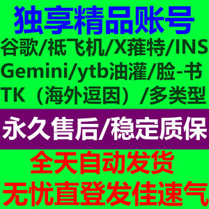 谷歌帐号谷歌独享多类型精品永久售后