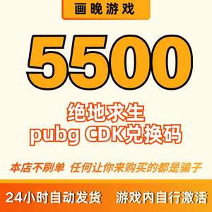 绝地求生（PUBG）g币G币【5500g币】