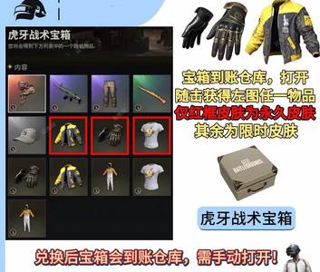 绝地求生（PUBG）虎牙战术宝箱10个