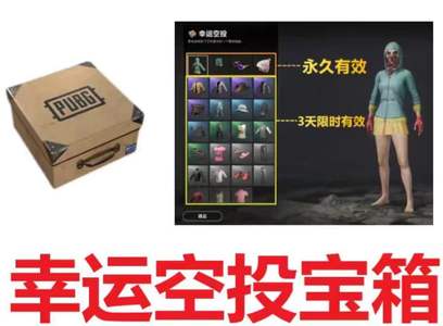 绝地求生（PUBG）【担保】-PUBG幸运空投宝箱1个